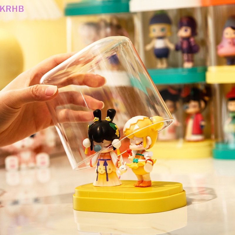 1 Hộp Trưng Bày Mô Hình Búp Bê Chống Bụi Trong Suốt Mới