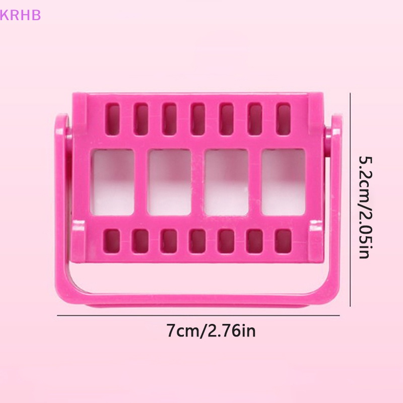 Hộp Đựng Đầu Mài Móng Tay 16 Lỗ Tiện Dụng Mới