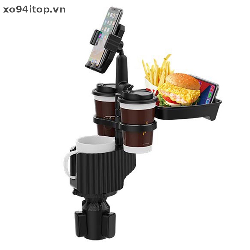 Khay Đựng Ly Nước XOITOP Xoay 360 Độ Tiện Dụng Cho Xe Hơi