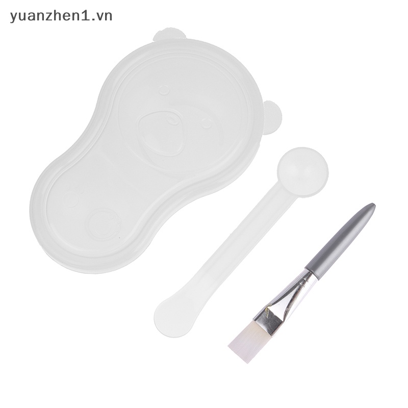 Bộ Dụng Cụ Đắp Mặt Nạ 3 Món DIY Tiện Dụng