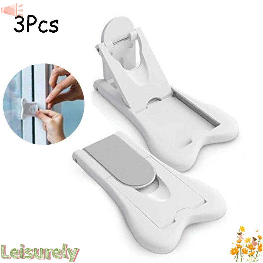 Set 3 Khóa Cửa Trượt Không Cần Khoan Bảo Vệ An Toàn Cho Bé