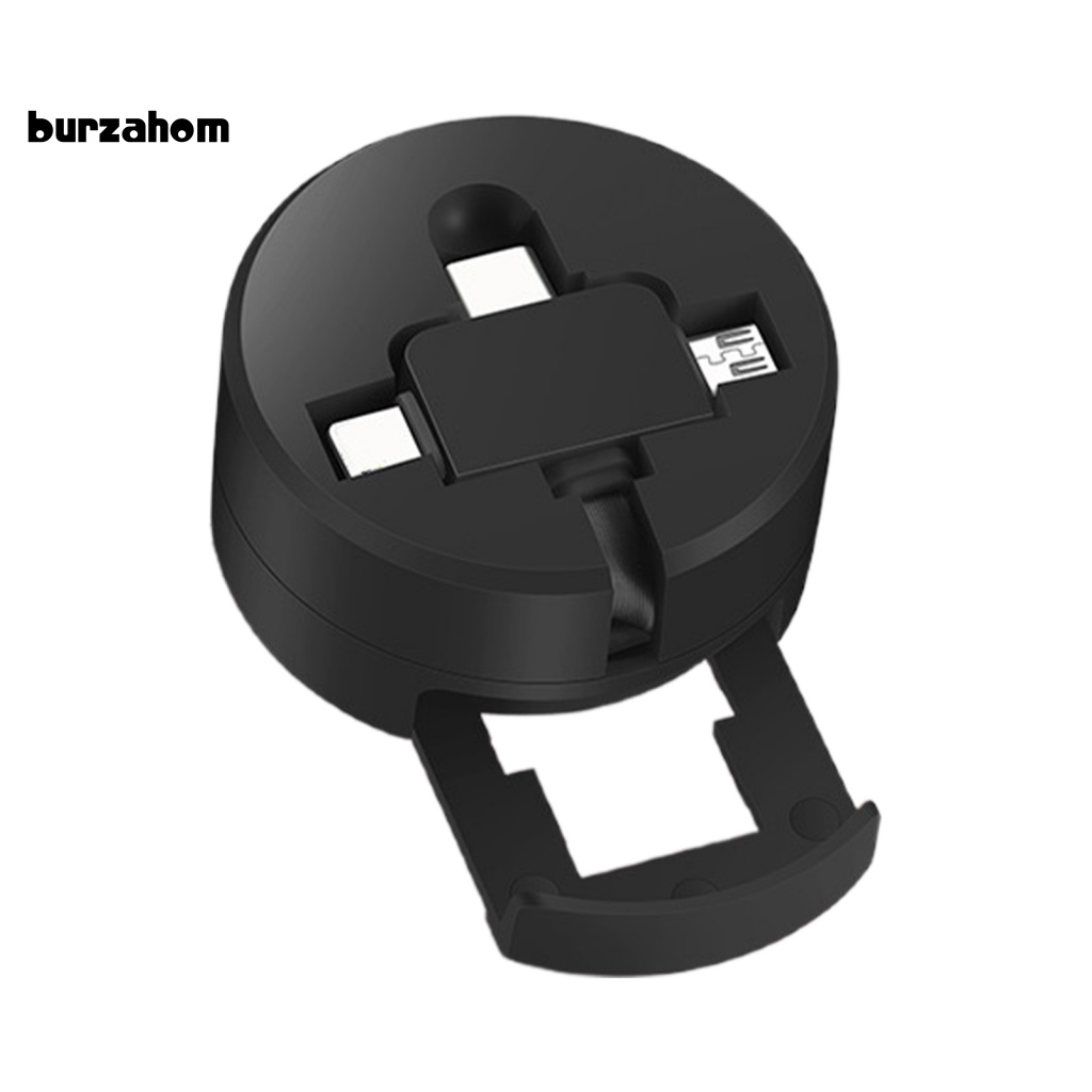 Dây Cáp Sạc USB Hình Tròn Ba Trong Một Khối Lượng Nhẹ Chống Rách