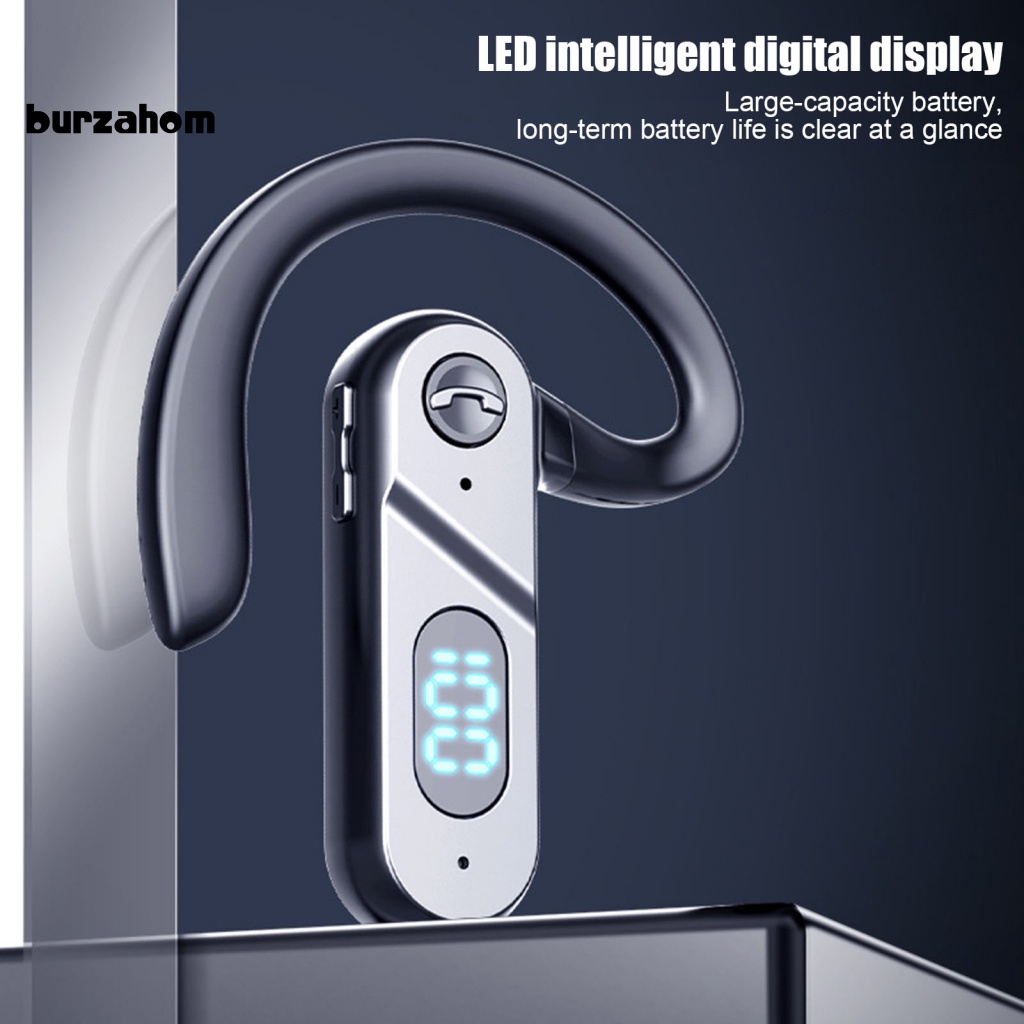 Tai Nghe Treo Vành Tai Bluetooth 5.2 Bur V28 Màn Hình LED Kỹ Thuật Số Truyền Tín Hiệu Xương Tai