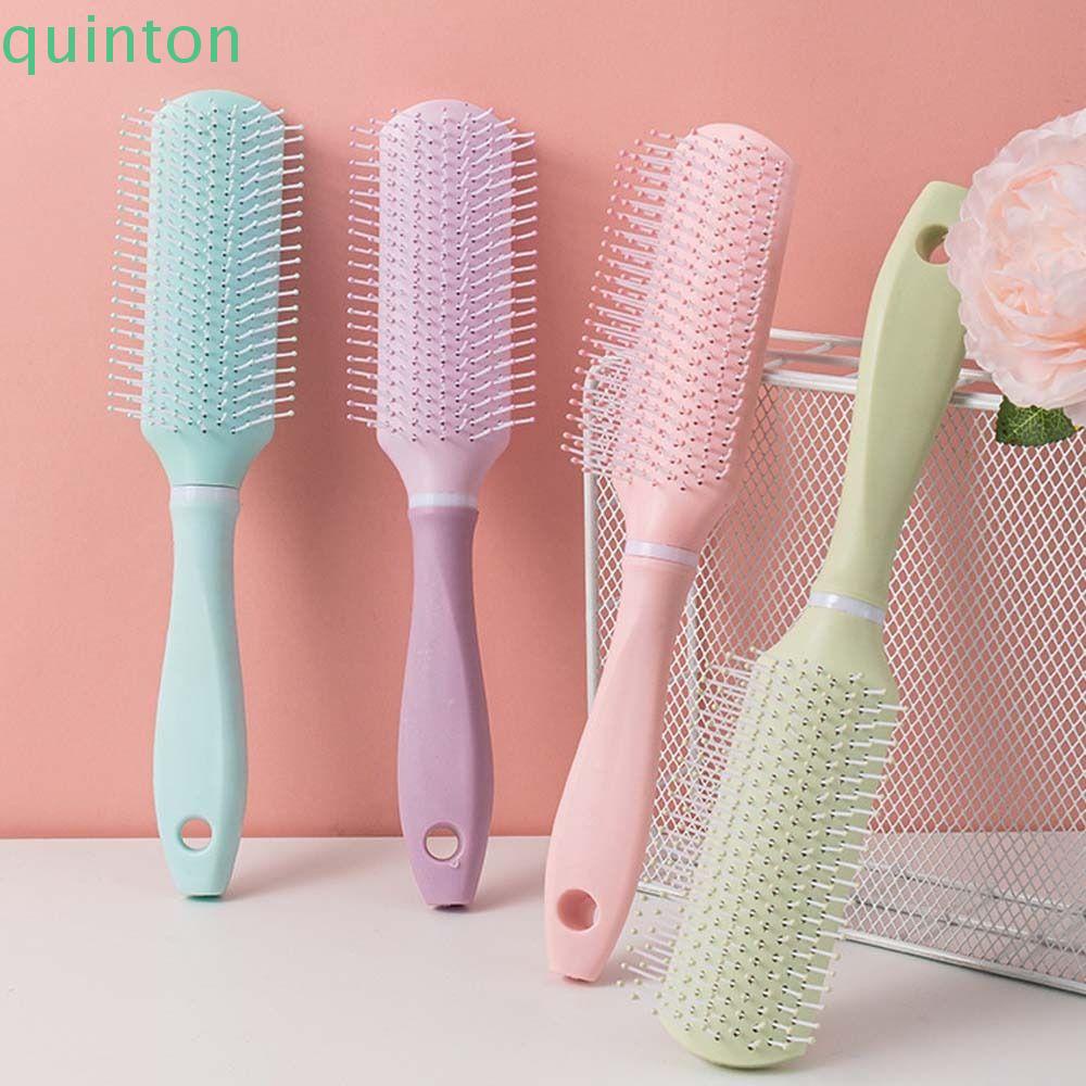 Lược Chải Tóc Răng Thưa Mát Xa Da Đầu Màu Sắc Ngẫu Nhiên