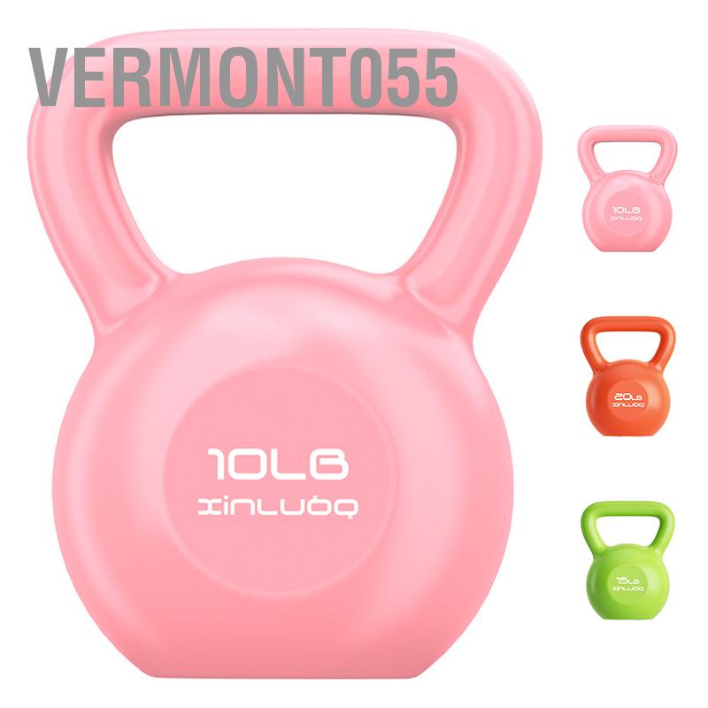 Vermont055 Kettlebell Trọng lượng Rèn luyện sức mạnh Tay cầm rộng với Bảo vệ lòng bàn tay cổ cho Nam giới Phụ nữ