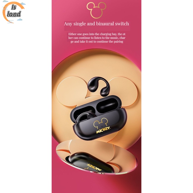 [IS] Tai nghe không dây Dạng Kẹp Phong Cách Thể Thao Âm Thanh Stereo Hifi