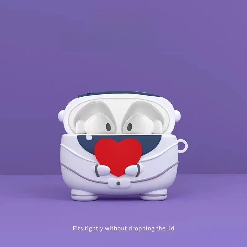 Vỏ Bảo Vệ Hộp Sạc Tai Nghe Edifier Lolli3 ANC TWS bluetooth Không Dây Bằng Silicon Mềm Chống Sốc Họa Tiết Hoạt Hình 3D Dễ Thương