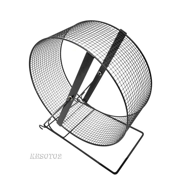 Bánh Xe Chạy Bộ Guinea Pig Màu Đen Kesoto2 Bằng Sắt Cho Hamster [Kesoto2]