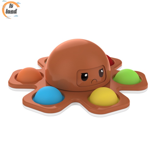 Đồ Chơi Con Quay Hình Bạch Tuộc Bằng Silicone Phát Nhạc Giảm Căng Thẳng