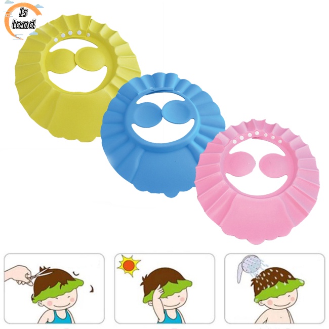 Mũ Chắn Nước Gội Đầu Bảo Vệ Tai Có Thể Điều Chỉnh Cho Bé