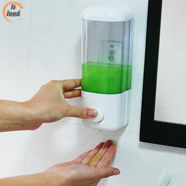 Bình Đựng Xà Phòng Rửa Tay / Dầu Gội Gắn Tường Dung Tích 500ML Tiện Dụng