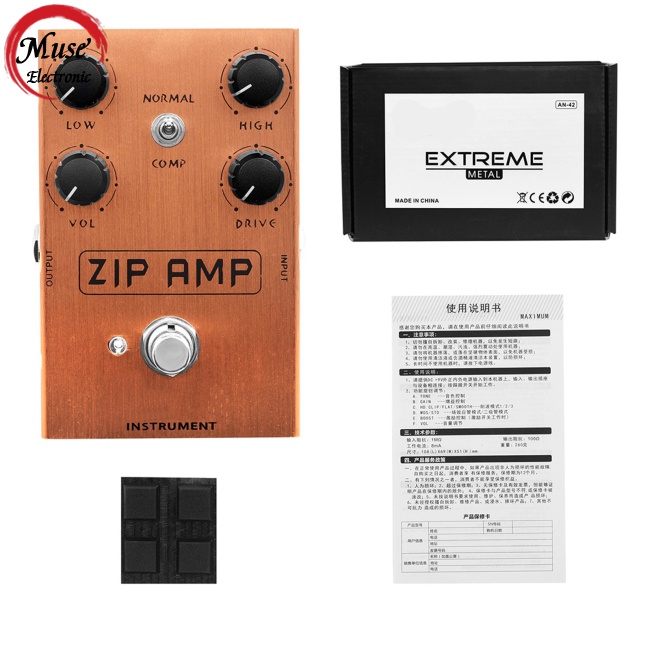 Hàng Có Sẵn Bàn Đạp Hiệu Ứng Âm Thanh Ghi Ta Mô Phỏng / Phân Phối / Khối Đơn Mini Reverb