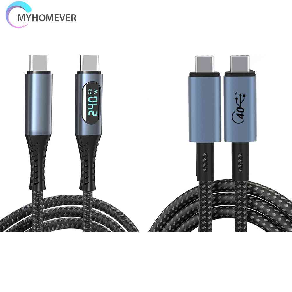 Cáp Sạc Nhanh USB 4.0 Type C 40Gbps 240W PD3.1 Cho PS5 / Switch