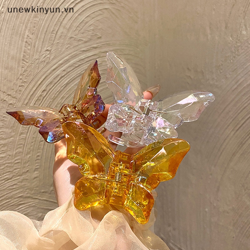 Kẹp Bướm Càng Cua Nhiều Màu Sắc Chất Liệu Acrylic Cho Nữ Mã 2023