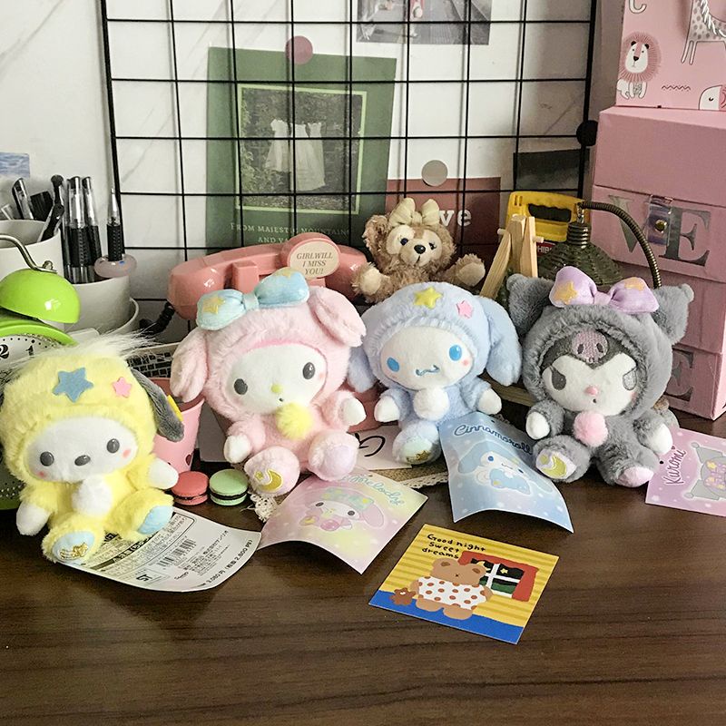 SANRIO Thú Nhồi Bông Hình Cinnamoroll Kuromi HelloKitty Pochacco Mymelody Dễ Thương