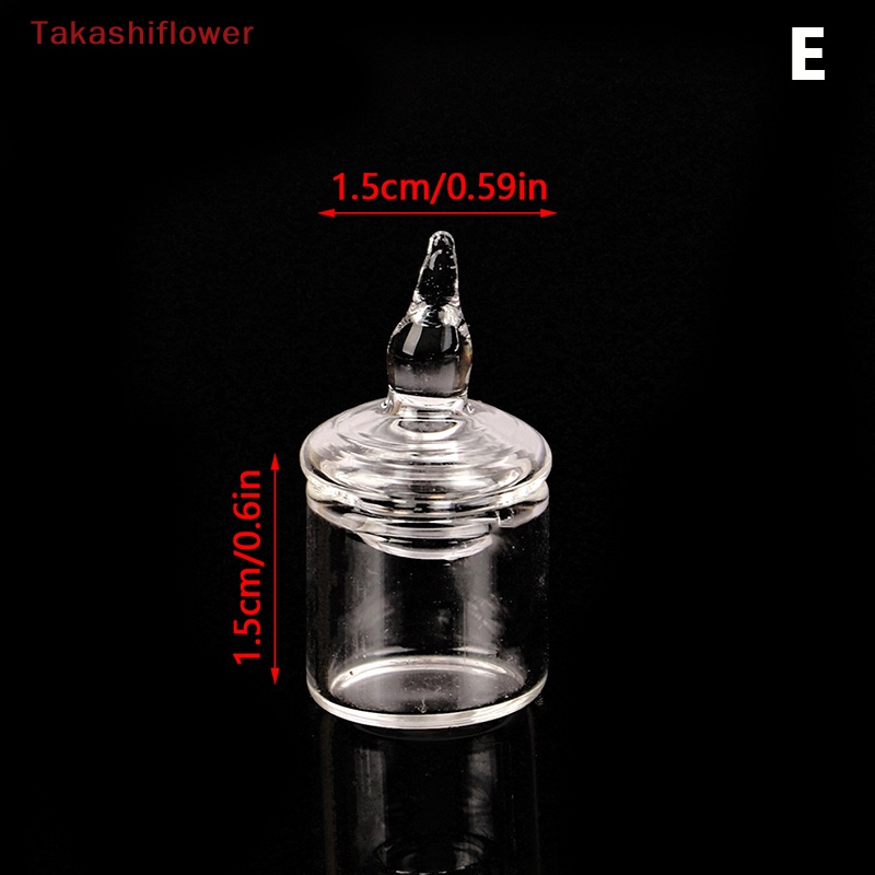 Hũ Thủy Tinh Đựng Hạt Kẹo / Đậu Trang Trí Nhà Búp Bê Tỉ Lệ 1: 12