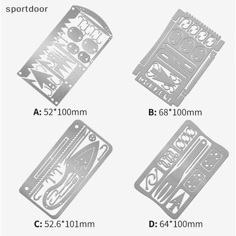 1 Thẻ Móc Câu Cá Bằng Thép Không Gỉ Tiện Dụng