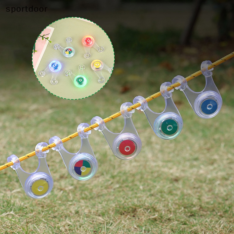 1 Dây Đèn LED Treo Lều Cảnh Báo Mini Bằng Nhựa Chống Nước