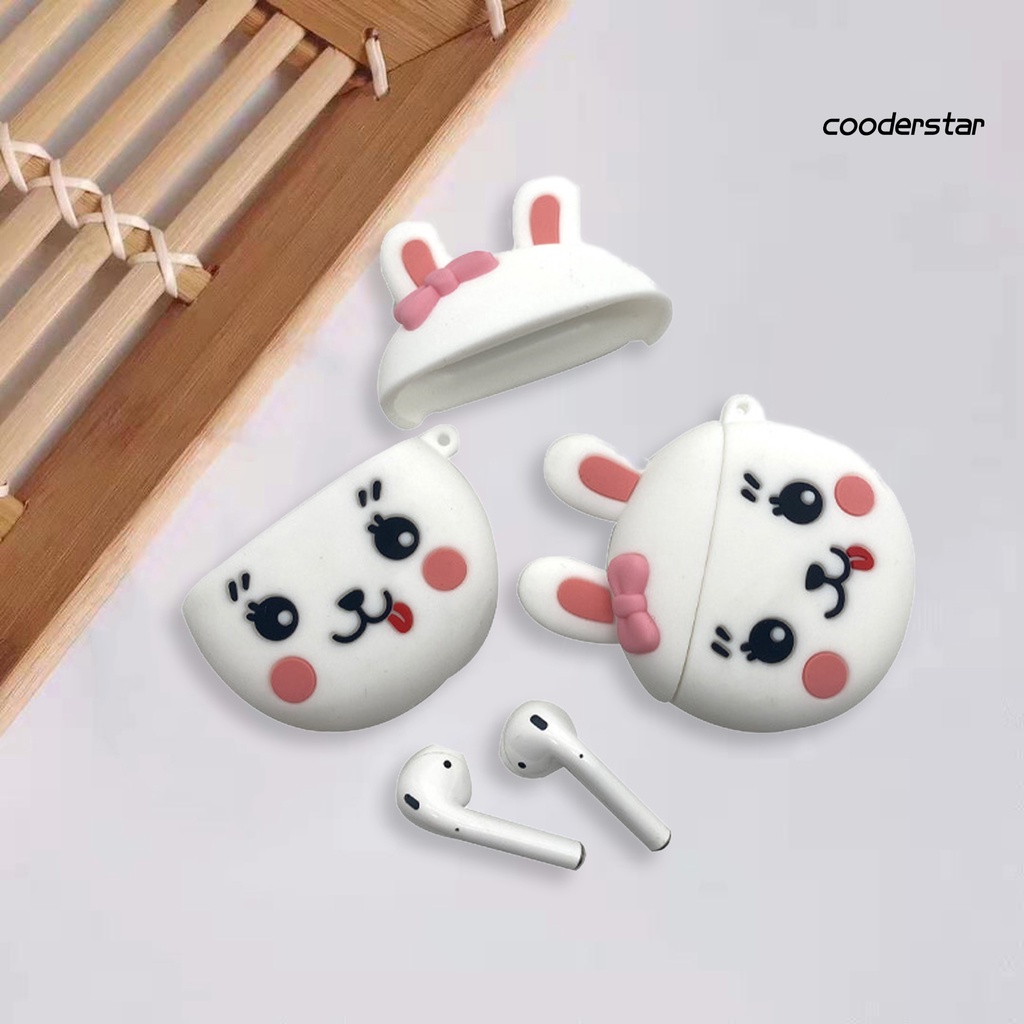 Vỏ Bảo Vệ Hộp Sạc Tai Nghe AirPods Pro Bằng Silicon Chống Mòn Hình Thỏ 2023