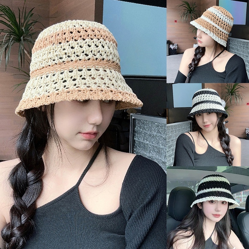 Nón Tai Bèo Đan Cói Vành Nhỏ Che Nắng Thời Trang Mùa Hè Cho Nữ