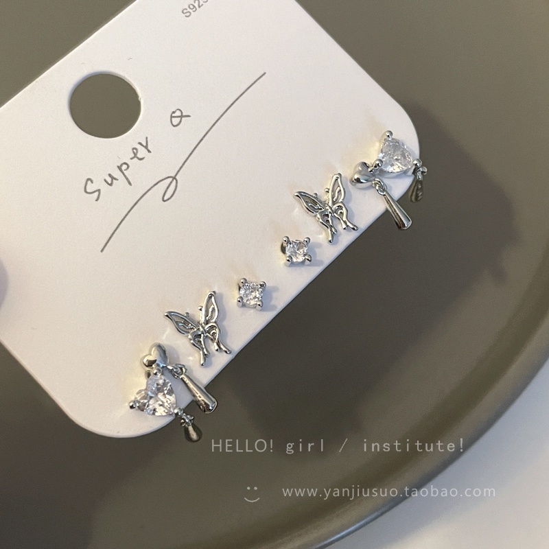 Bông Tai Hình Bướm Cỡ Nhỏ Độc Đáo Sang Trọng Cho Nữ