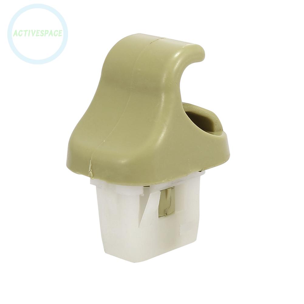 Sun Visor Hook Beige Clips Plastic 2pcs For Nissan Murano Sun Visor Clips【NISSAN】