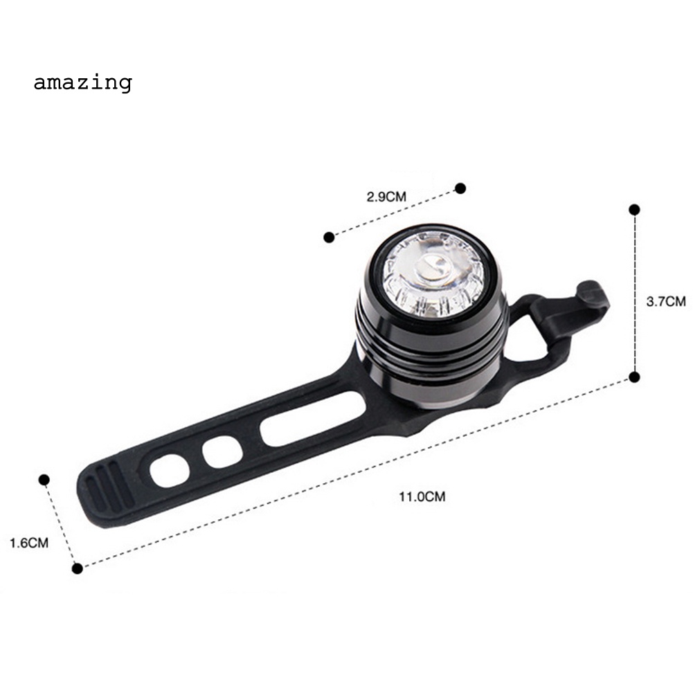 Đèn An Toàn Siêu Sáng Sạc USB Gắn Đuôi Xe Đạp Leo Núi