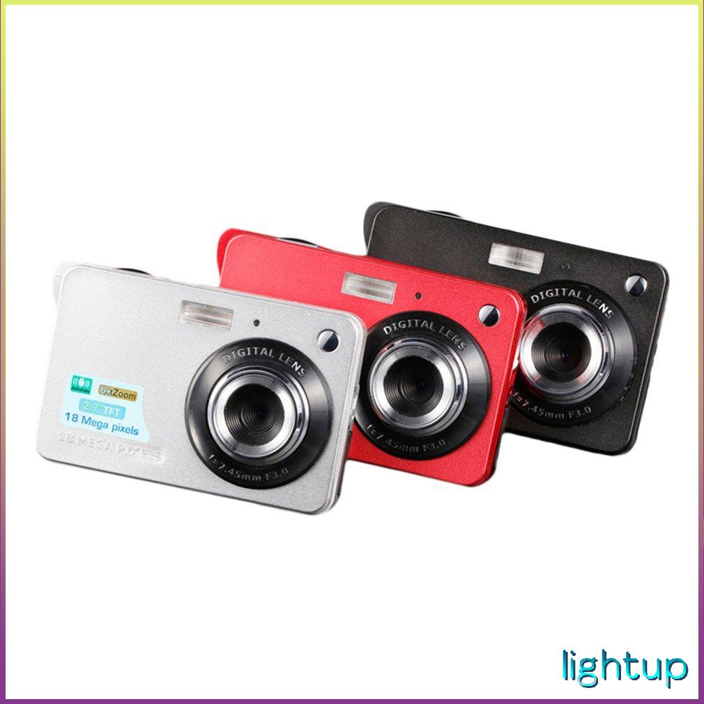 Màn Hình LCD Tft 2.7 Inch 18Mp 720P 8X Zoom Hd Máy Ảnh Kỹ Thuật Số Chống Rung Quay Video Siêu Nhỏ Cmos Quà Tặng Trẻ Em