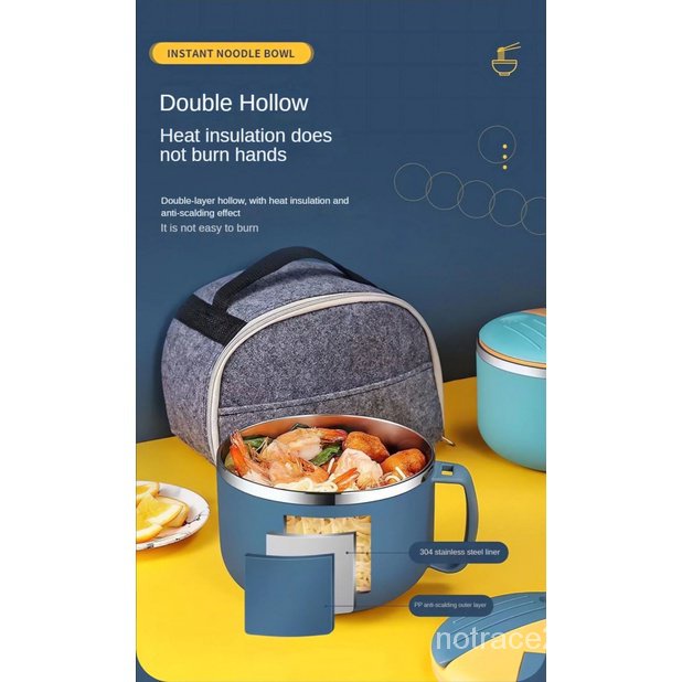 ★Genshin Impact★Kazuha & Scaramouche Bát Ăn Mì Hai Chiều Bằng Thép Không Gỉ Hai Chiều Cho Trò Chơi Merchandise