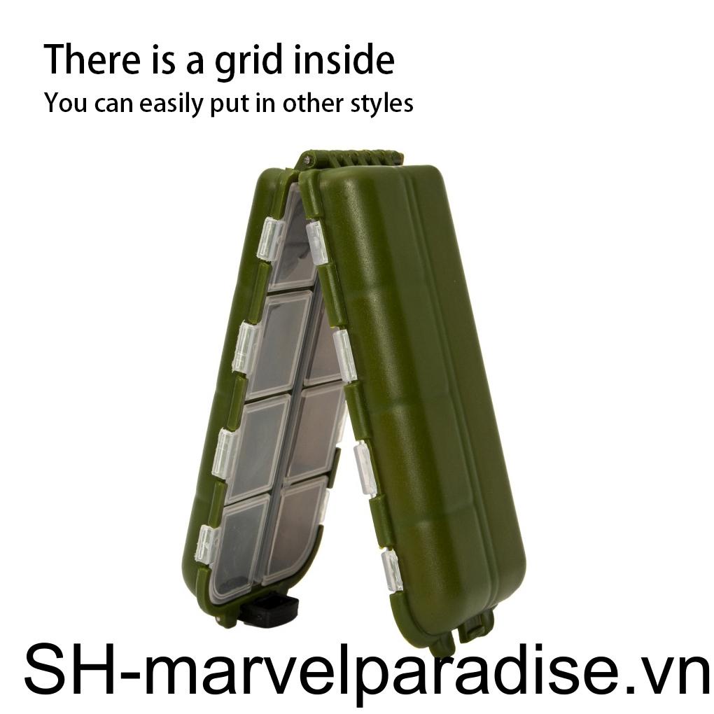 Hộp Đựng Mồi Câu Cá Mini Nhiều Ngăn Siêu Nhẹ Chống Thấm Nước