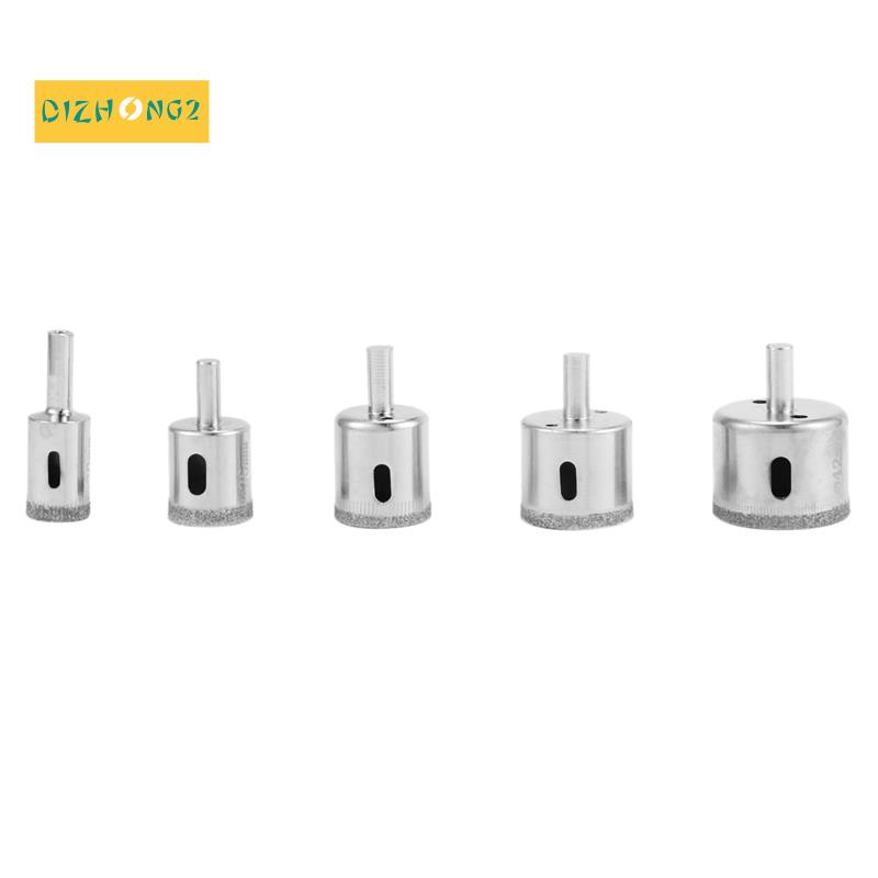 Bộ 5 Mũi Khoan Lỗ 20-42mm Cho Vật Liệu Kính Đá Hoa Cương