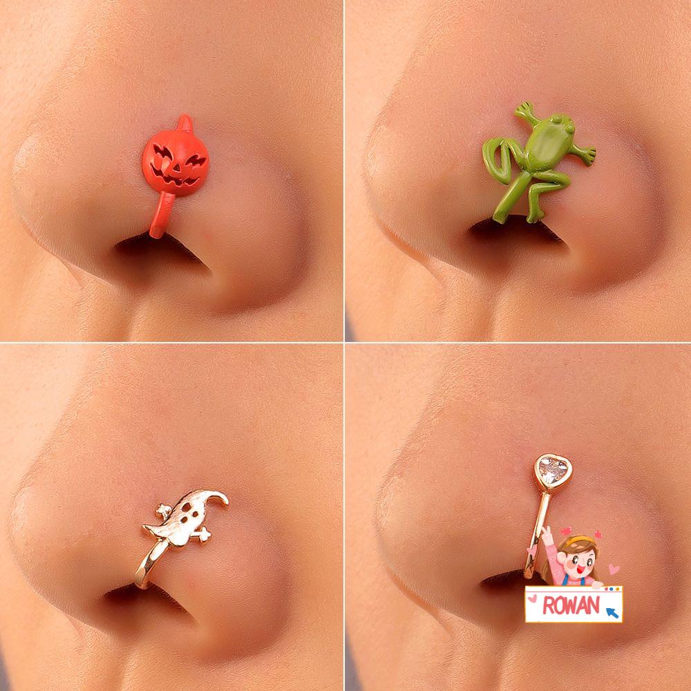 Khuyên Mũi Hình Ngôi Sao / Trái Tim / Vương Miện Không Cần Xỏ Lỗ