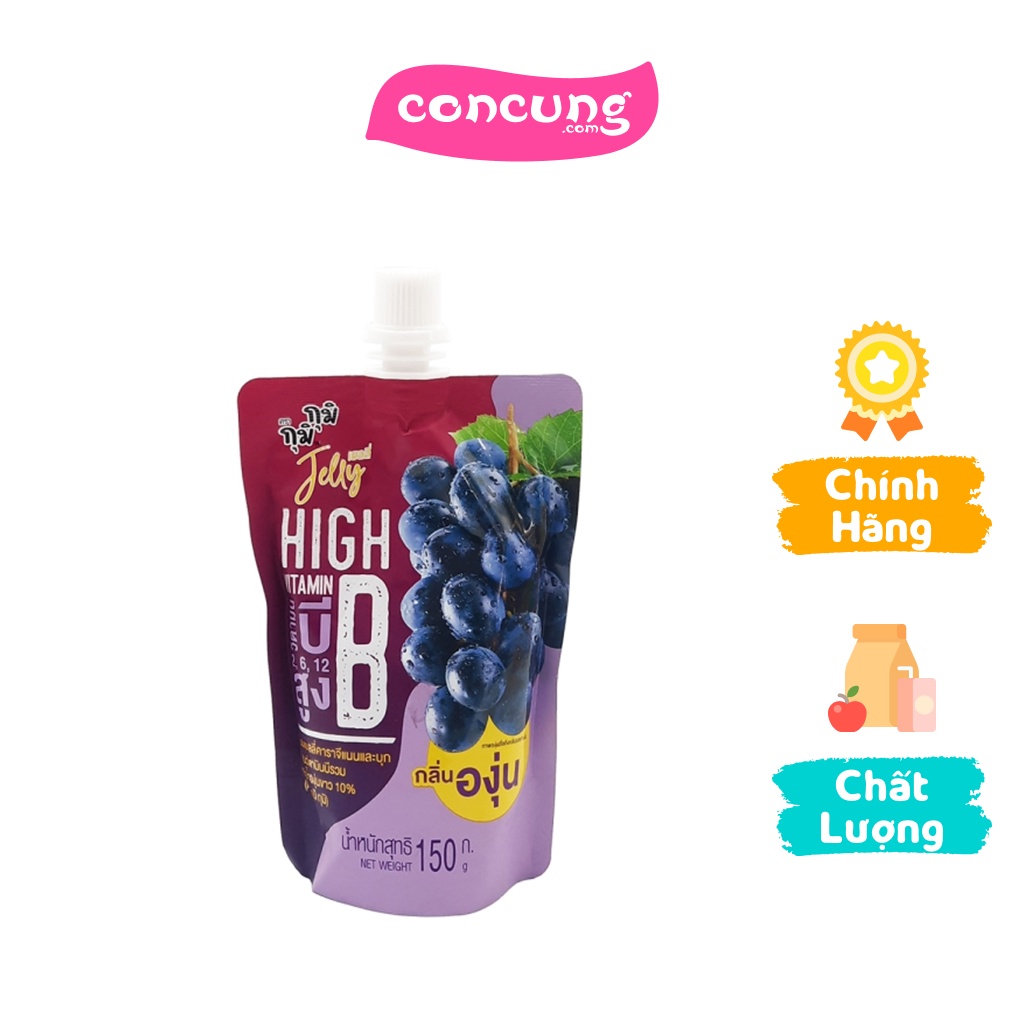 Nước thạch Jelly GUMI GUMI Vitamin B vị nho