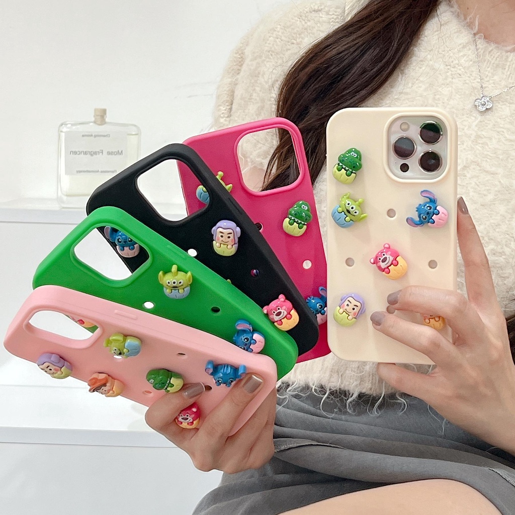 Ốp Điện Thoại Tpu Dẻo Họa Tiết Hoạt Hình Toy Story 3D Dễ Thương Cho iPhone 14 13 12 11 Pro Max