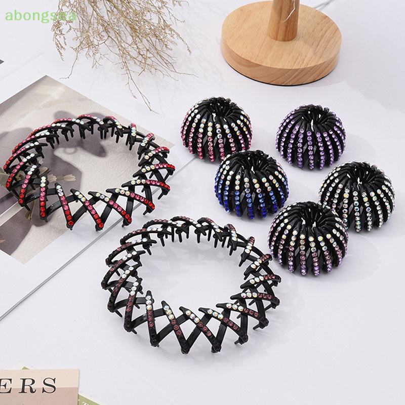 Kẹp Tóc Càng Cua Đính Đá Pha Lê Thời Trang Cho Nữ