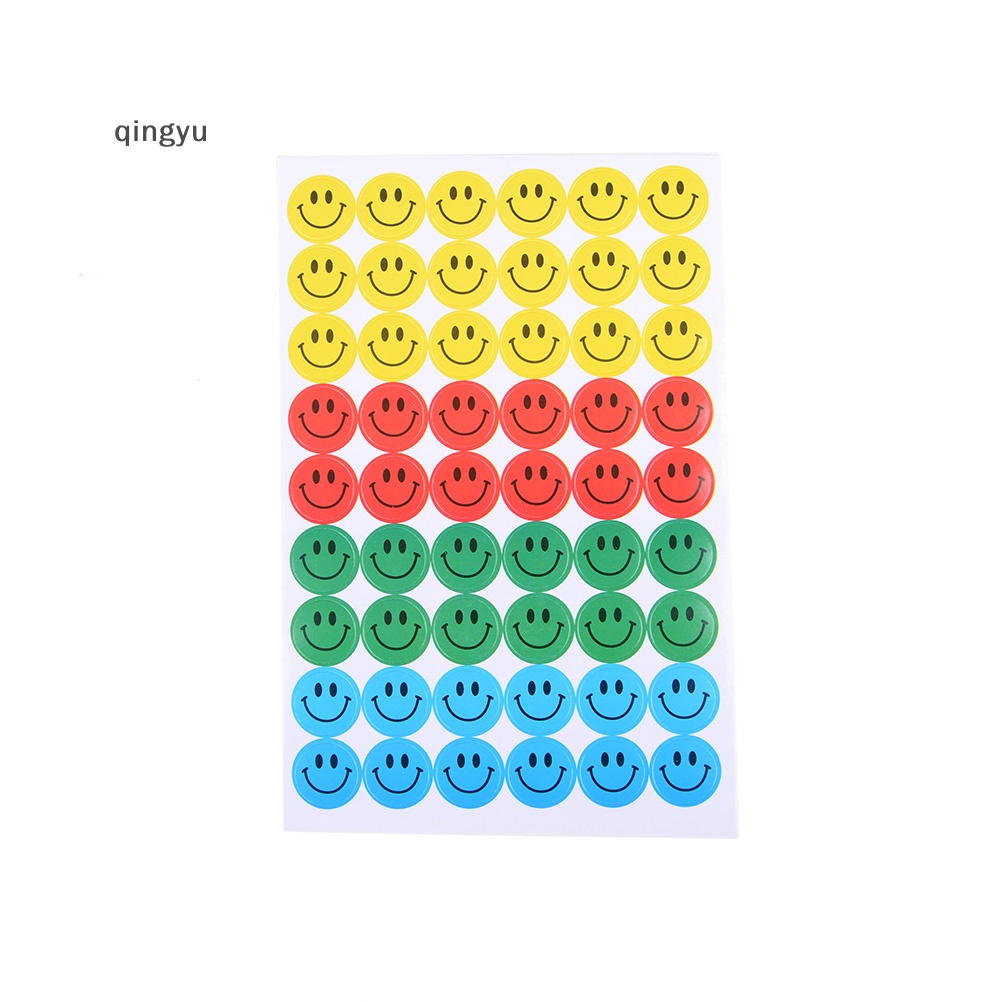 Set 10 Miếng Dán Hình Mặt Cười Emoji Trang Trí Cho Bé