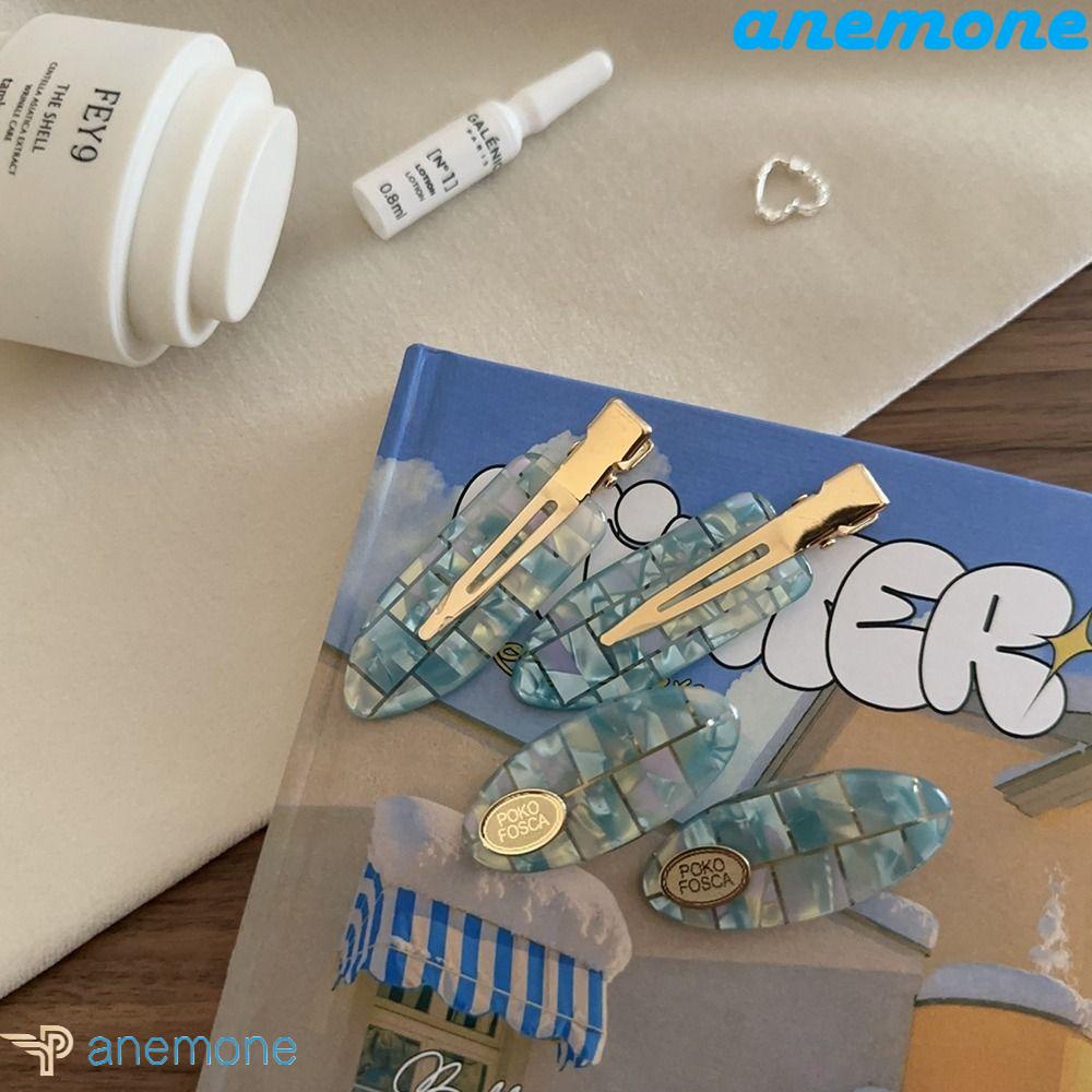 Kẹp Tóc Nhỏ Hình Oval Không Để Lại Dấu Vết Thời Trang Cho Nữ