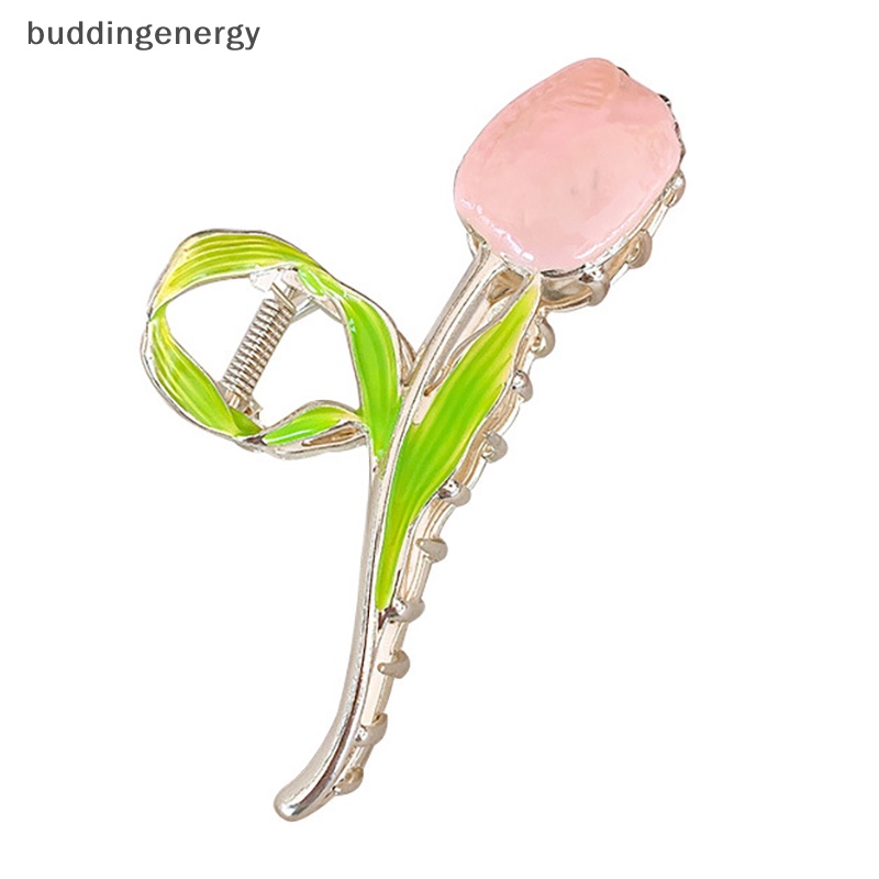 {BUDDI} Mới Kẹp Tóc Hoa Tulip / Cá Mập / Kẹp Tóc Đuôi Ngựa Ngọt Ngào Thời Thượng {BUDDI {buddingenergy}