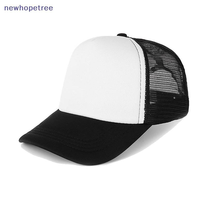 Ntvn Mũ Lưỡi Vịt Cotton &amp; polyester Phối Lưới Có Thể Điều Chỉnh Thời Trang Mùa Hè Unisex Sồik