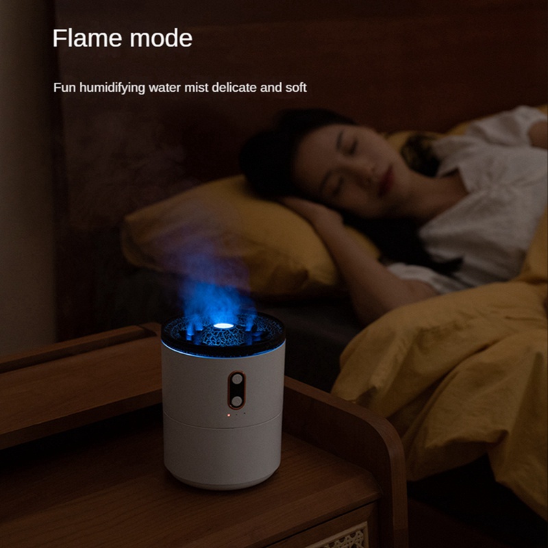 Máy Phun Sương Tạo Độ Ẩm Không Khí 450Ml Kết Nối USB