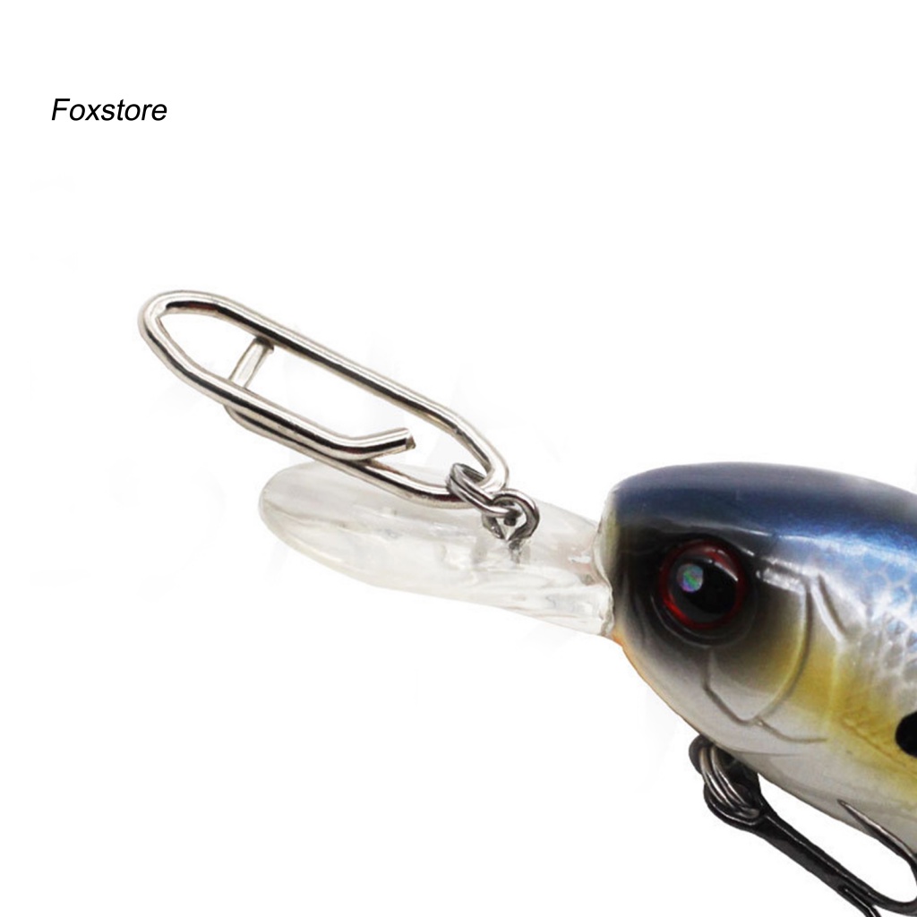 Bộ 30 Móc Treo Mồi Câu Cá Xoay Được Chống Rỉ Sét Có Thể Tái Sử Dụng