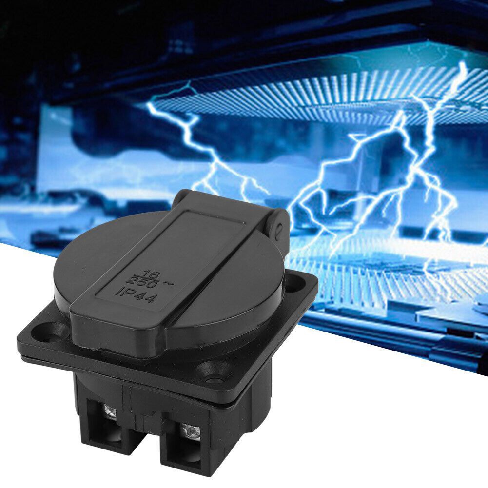 Ổ Cắm Điện PA66 Bằng Nhựa Chống Nước Thay Thế 16A 50 / 60Hz