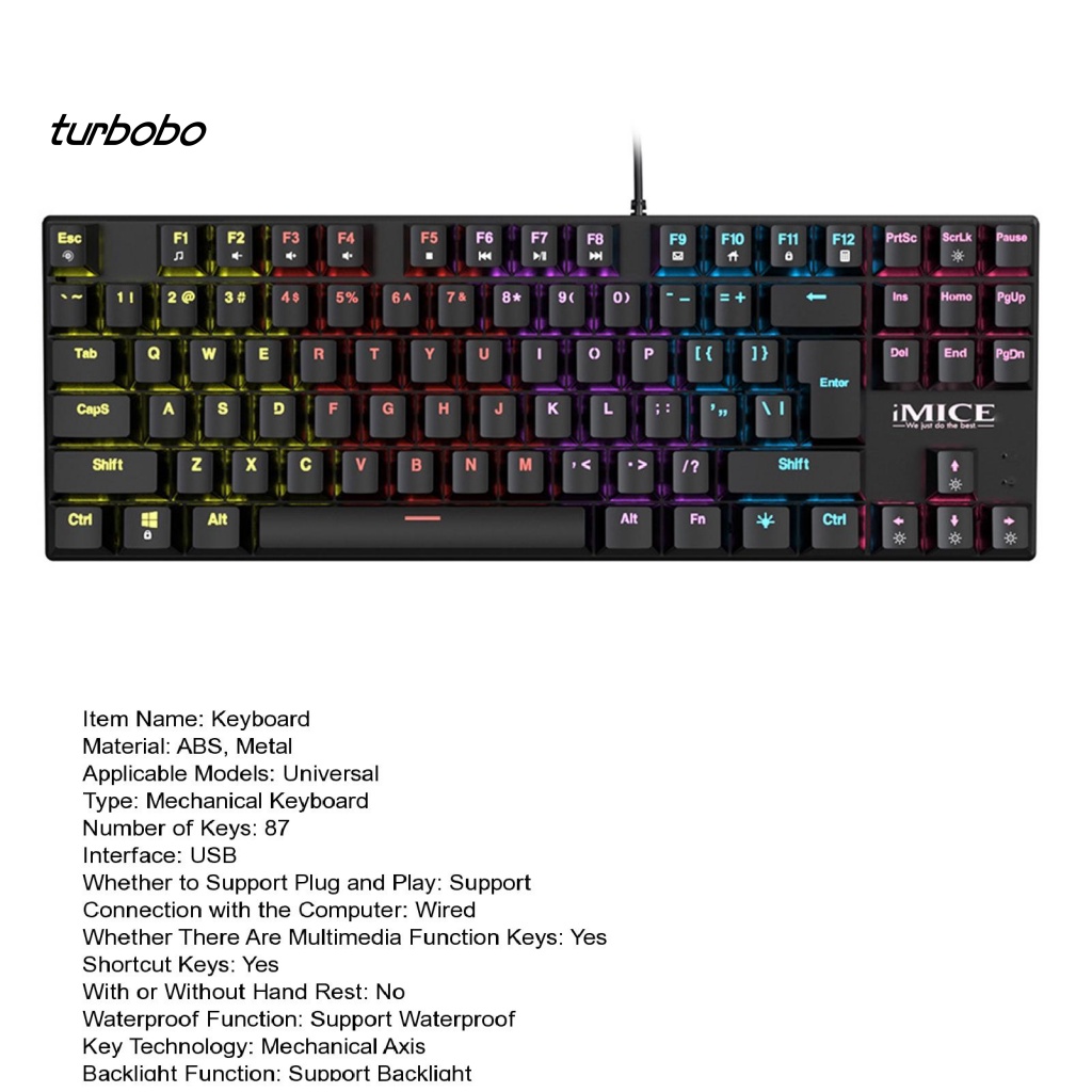 Bàn Phím Mini 87 Phím Dùng Để Chơi Game