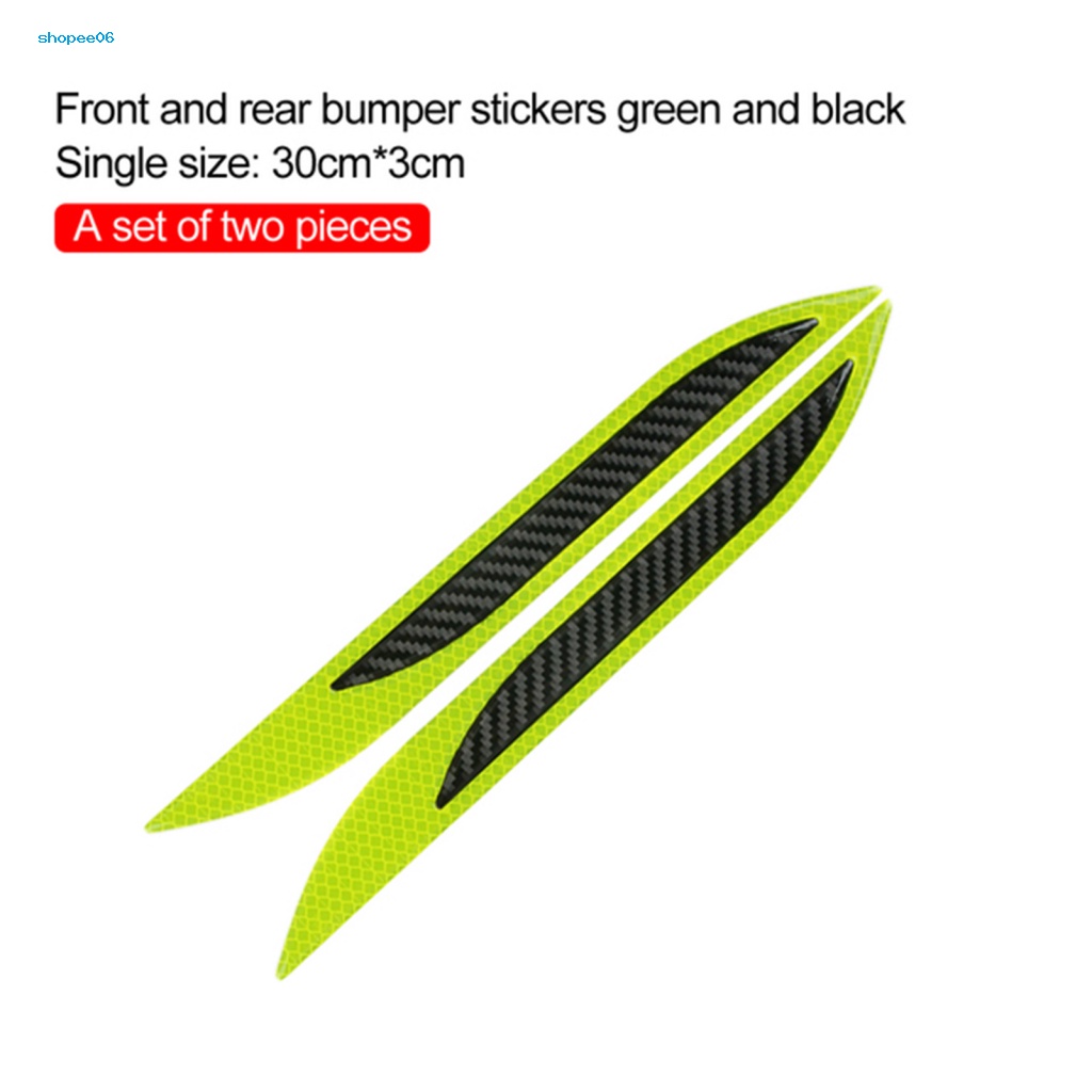 1 Cặp Miếng Dán Phản Quang Chống Trượt Chống Mài Mòn Cho Xe Máy
