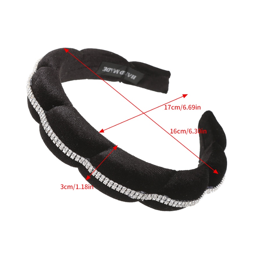 Băng Đô Nhung Đính Đá Thời Trang Hàn Quốc Cho Nữ