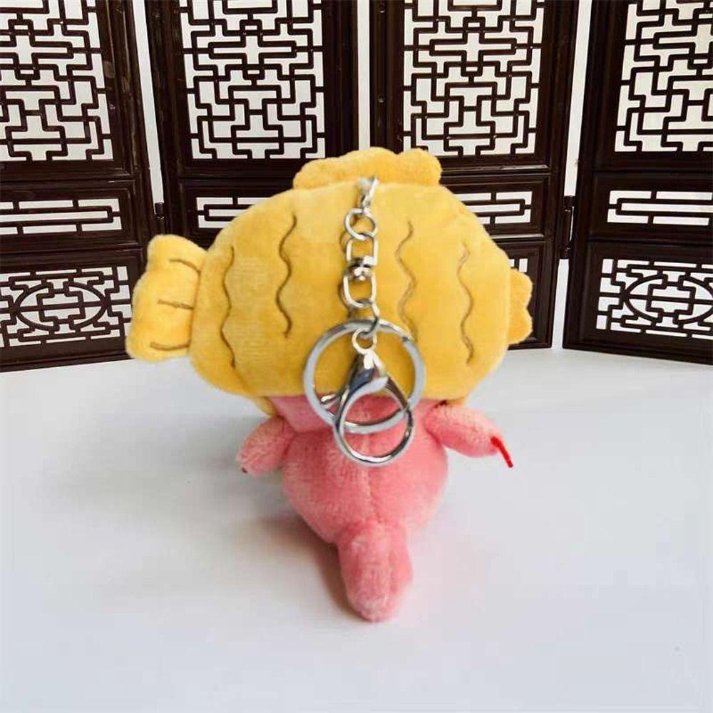 DARNELL Móc Khóa Hình Búp Bê Nhồi Bông Dễ Thương