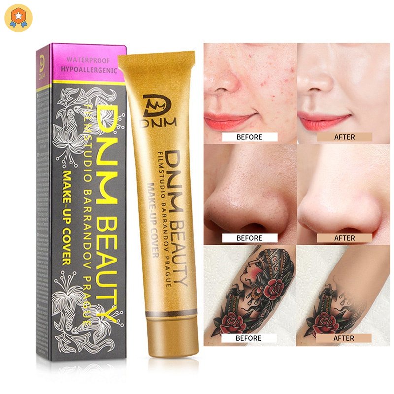 Kem Che Khuyết Điểm Dạng Lỏng Che Phủ Toàn Diện Tạo Khối Hình Xăm HYJP2