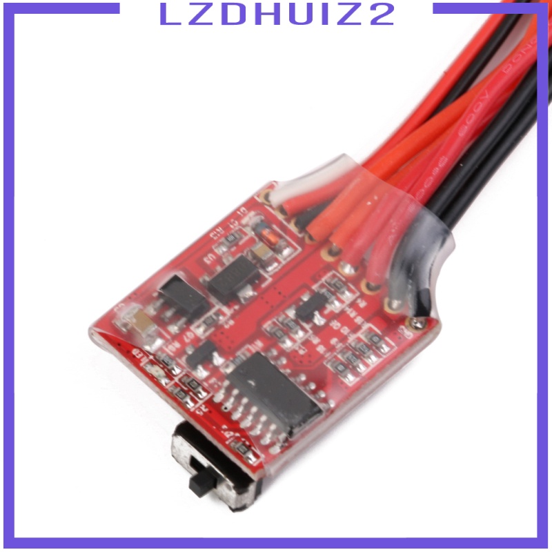 Bộ Điều Khiển Tốc Độ Động Cơ Chổi Than ESC 20A Cho Xe Tăng Điều Khiển Từ Xa