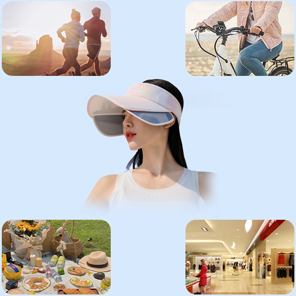1 Mũ Lưỡi Trai Thể Thao Chống Tia UV Màu Kẹo Thời Trang
