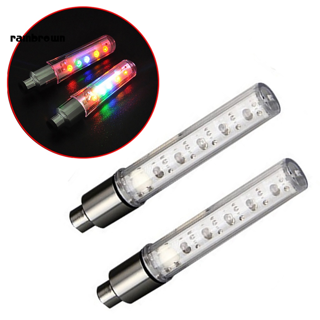 2 Van Hơi Có Đèn LED Nhiều Màu Sắc Cho Xe Đạp